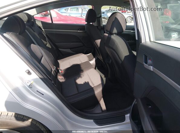 5NPD74LFXJH359221 2018 HYUNDAI ELANTRA Silver VIN sticker view