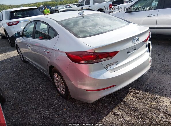 5NPD74LFXJH359221 2018 HYUNDAI ELANTRA Silver Rear left