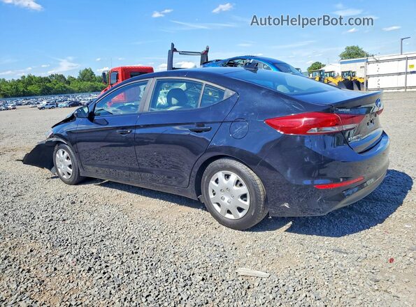 5NPD74LFXJH386970 2018 HYUNDAI ELANTRA Black Հետևի ձախ