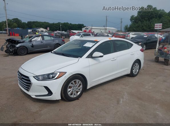 5NPD74LFXJH389223 2018 HYUNDAI ELANTRA Белый Передняя левая четверть