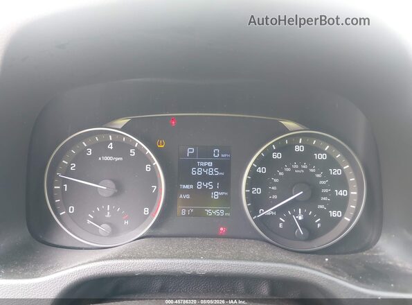 5NPD74LFXJH389223 2018 HYUNDAI ELANTRA Белый Вид задних сидений