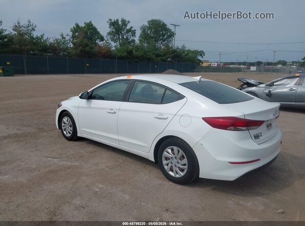 5NPD74LFXJH389223 2018 HYUNDAI ELANTRA Белый Задняя левая четверть