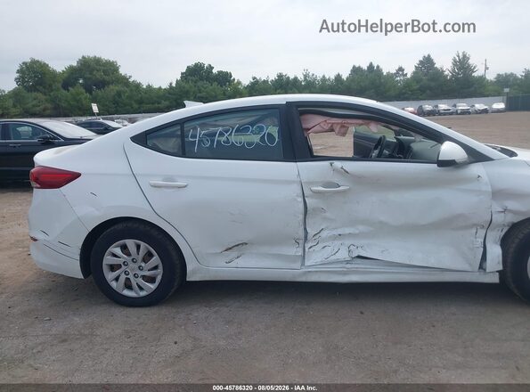 5NPD74LFXJH389223 2018 HYUNDAI ELANTRA Белый Вид спереди