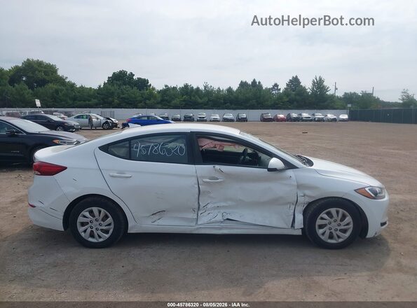 5NPD74LFXJH389223 2018 HYUNDAI ELANTRA Белый Вид задней части салона