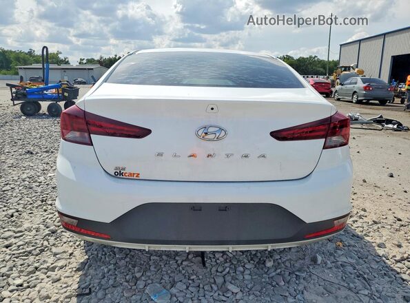 5NPD74LFXKH413599 2019 HYUNDAI ELANTRA White Вид ззаду