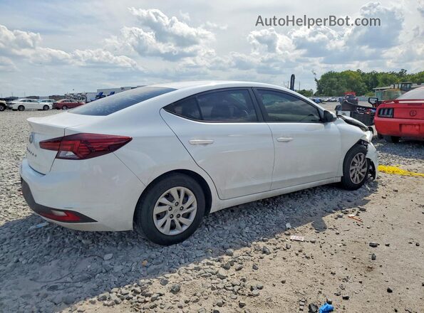 5NPD74LFXKH413599 2019 HYUNDAI ELANTRA White Задня права чверть