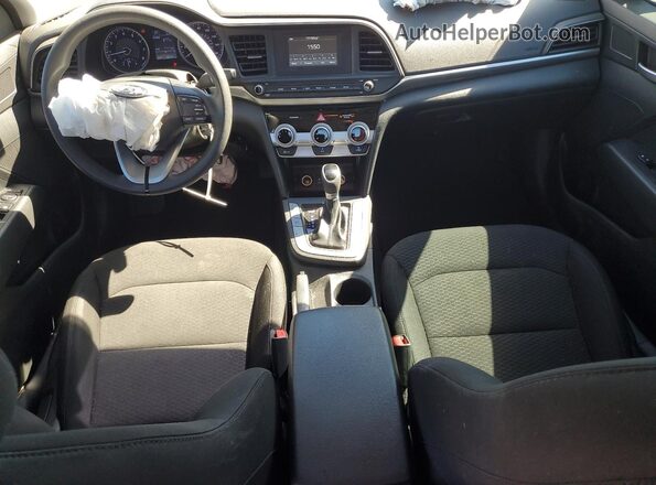 5NPD74LFXKH440558 2019 HYUNDAI ELANTRA Silver წინა პანელის ხედი