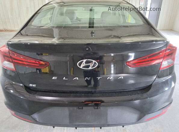 5NPD74LFXKH441290 2019 HYUNDAI ELANTRA Black Widok z tyłu