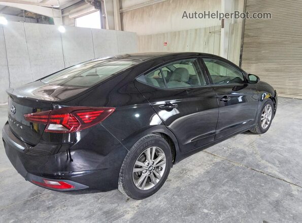 5NPD74LFXKH441290 2019 HYUNDAI ELANTRA Black Tył prawy