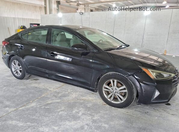 5NPD74LFXKH441290 2019 HYUNDAI ELANTRA Black Przód prawy