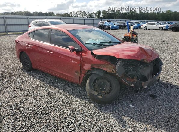 5NPD74LFXKH477464 2019 HYUNDAI ELANTRA Red წინა მარჯვენა