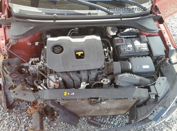 5NPD74LFXKH477464 2019 HYUNDAI ELANTRA Red უკანა სალონის ხედი
