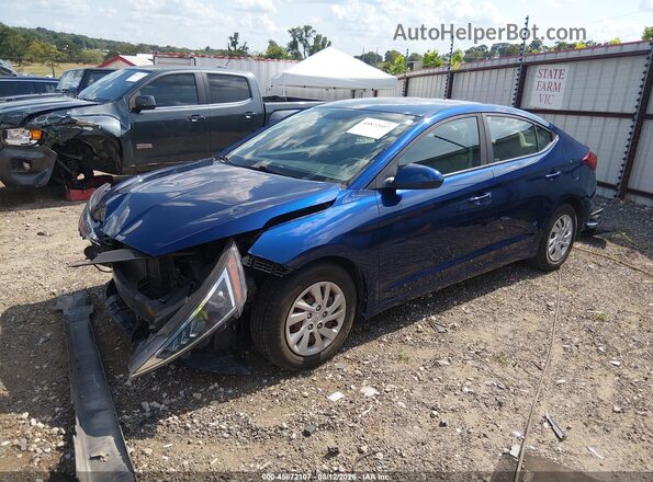 5NPD74LFXKH486472 2019 HYUNDAI ELANTRA Blue Vista tres cuartos delantera izquierda