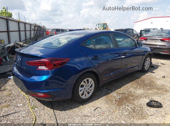 5NPD74LFXKH486472 2019 HYUNDAI ELANTRA Blue Trasero derecho