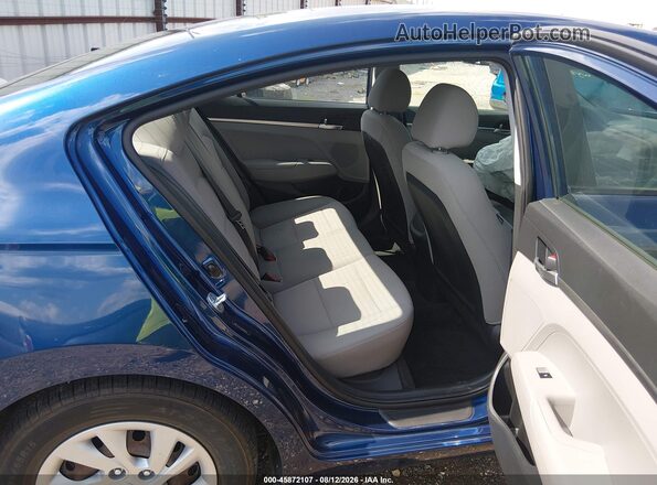 5NPD74LFXKH486472 2019 HYUNDAI ELANTRA Blue Vista de la etiqueta del VIN