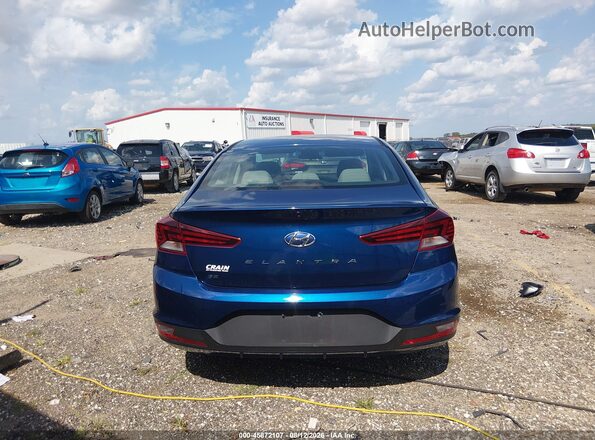 5NPD74LFXKH486472 2019 HYUNDAI ELANTRA Blue 