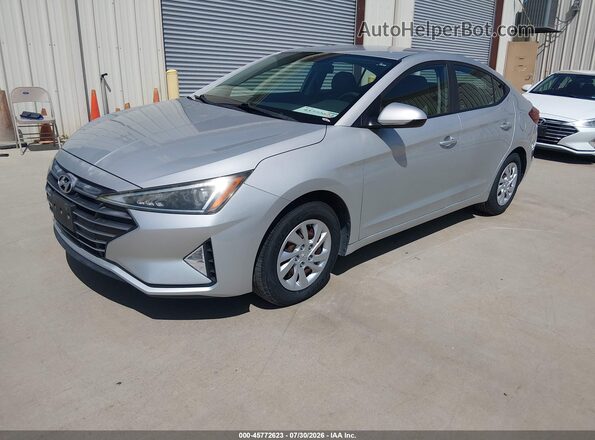 5NPD74LFXKH489548 2019 HYUNDAI ELANTRA Silver Передня ліва чверть