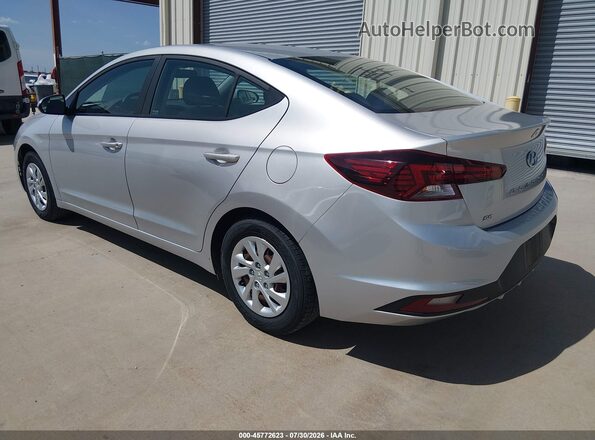 5NPD74LFXKH489548 2019 HYUNDAI ELANTRA Silver Задня ліва чверть