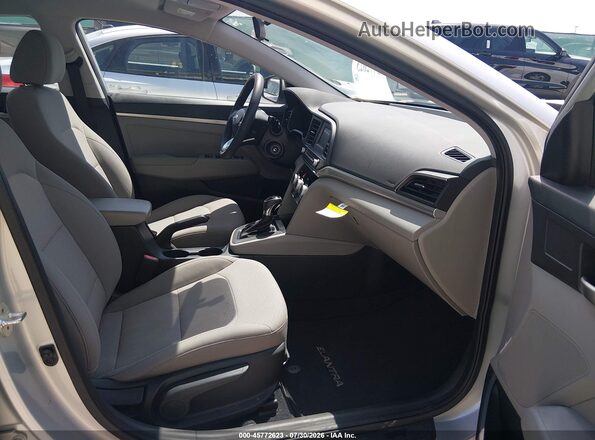 5NPD74LFXKH489548 2019 HYUNDAI ELANTRA Silver Вид салону спереду