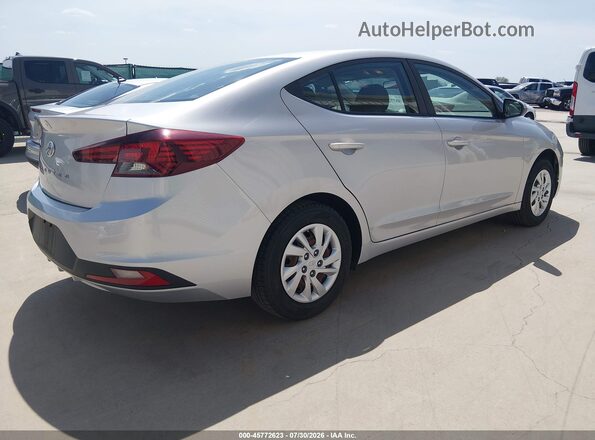 5NPD74LFXKH489548 2019 HYUNDAI ELANTRA Silver Задня права чверть