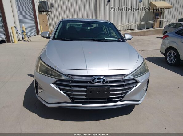 5NPD74LFXKH489548 2019 HYUNDAI ELANTRA Silver 