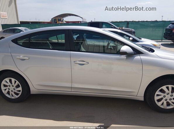 5NPD74LFXKH489548 2019 HYUNDAI ELANTRA Silver 