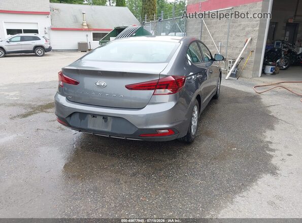 5NPD74LFXKH490604 2019 HYUNDAI ELANTRA Серый Задняя правая четверть