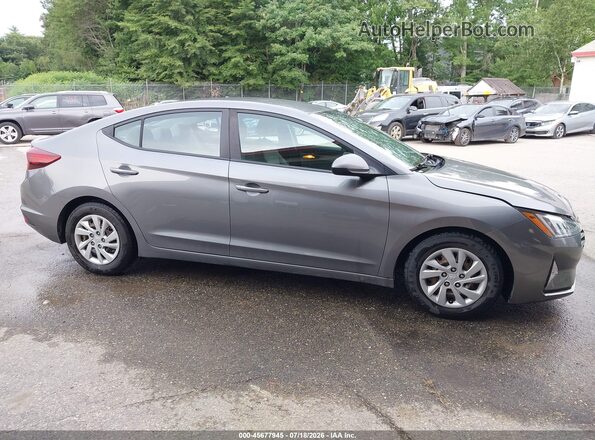 5NPD74LFXKH490604 2019 HYUNDAI ELANTRA Серый Вид задней части салона
