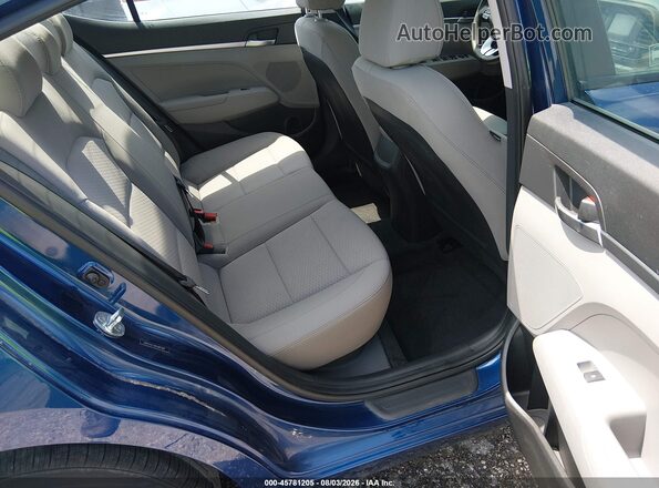 5NPD74LFXKH497469 2019 HYUNDAI ELANTRA Blue VIN կոդի պիտակի տեսք