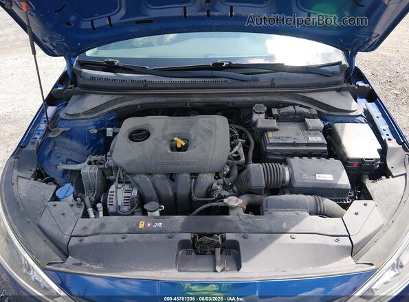 5NPD74LFXKH497469 2019 HYUNDAI ELANTRA Blue Հետևի տեսք