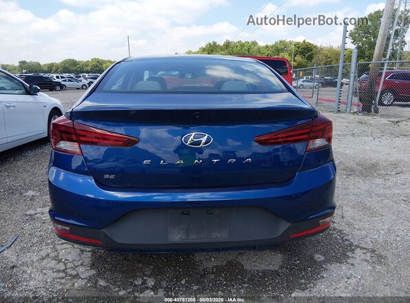 5NPD74LFXKH497469 2019 HYUNDAI ELANTRA Blue 
