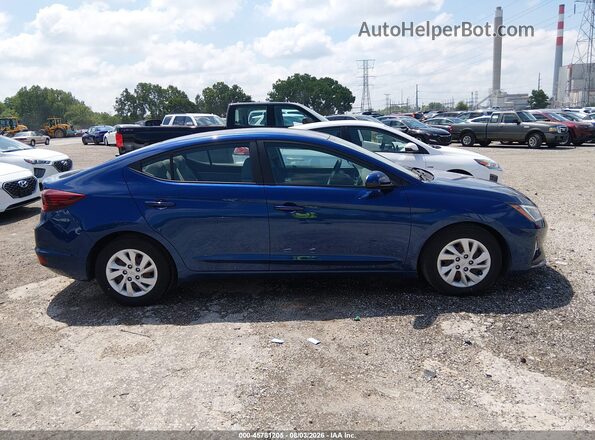 5NPD74LFXKH497469 2019 HYUNDAI ELANTRA Blue Սալոնի հետևի տեսք