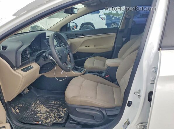 5NPD74LFXLH499191 2020 HYUNDAI ELANTRA White Սալոնի դիմացի տեսք