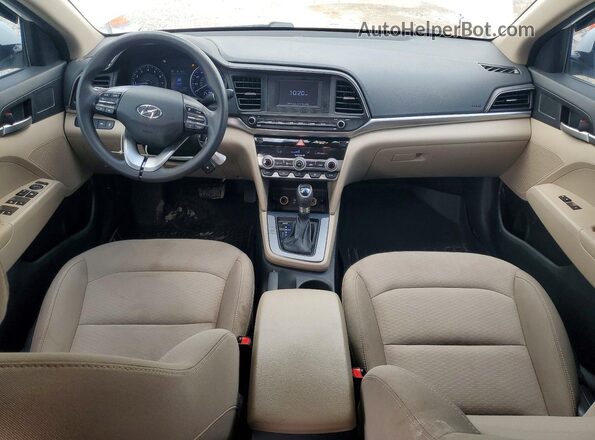 5NPD74LFXLH499191 2020 HYUNDAI ELANTRA White Առջևի վահանակի տեսք