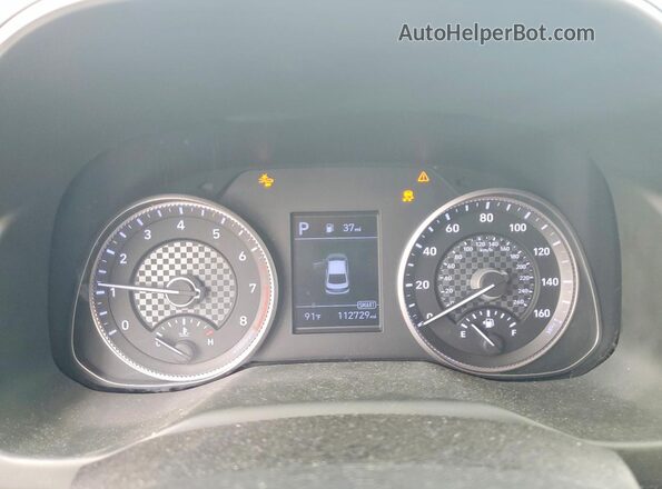 5NPD74LFXLH499191 2020 HYUNDAI ELANTRA White Սարքավորումների վահանակի տեսք