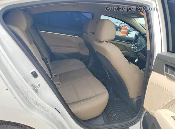 5NPD74LFXLH499191 2020 HYUNDAI ELANTRA White Հետևի նստատեղերի տեսք