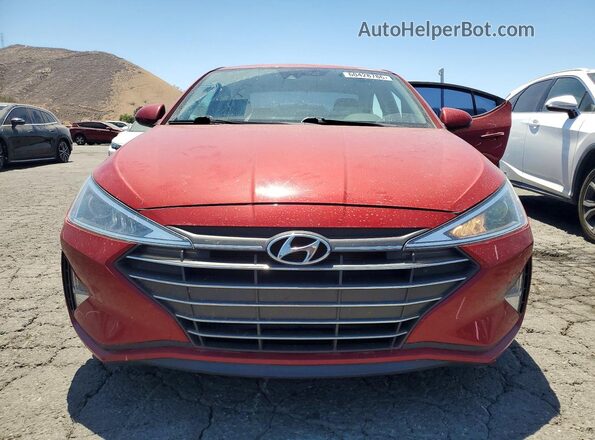 5NPD74LFXLH499613 2020 HYUNDAI ELANTRA Red Front view