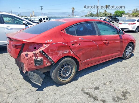 5NPD74LFXLH499613 2020 HYUNDAI ELANTRA Red Rear right