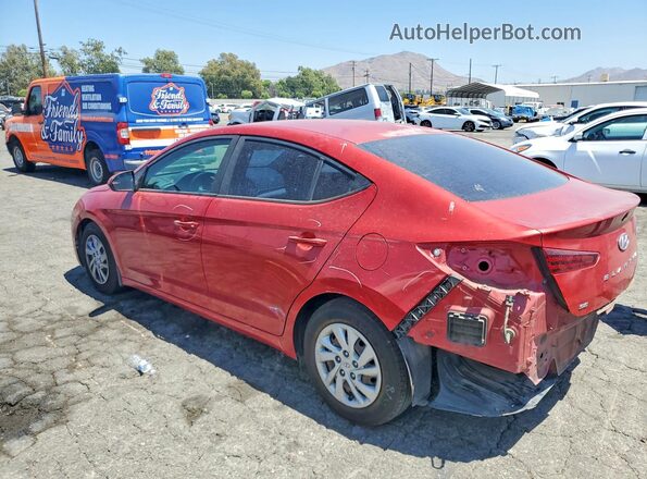 5NPD74LFXLH499613 2020 HYUNDAI ELANTRA Red Rear left