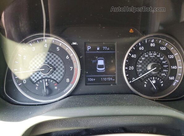 5NPD74LFXLH499613 2020 HYUNDAI ELANTRA Red Instrument cluster view