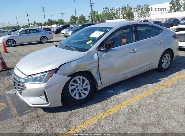 5NPD74LFXLH530567 2020 HYUNDAI ELANTRA Silver წინა მარცხენა ხედი სამი მეოთხედიდან