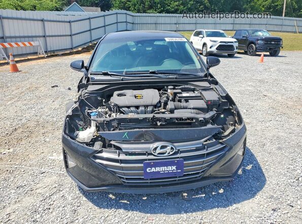 5NPD74LFXLH545067 2020 HYUNDAI ELANTRA Black Front view