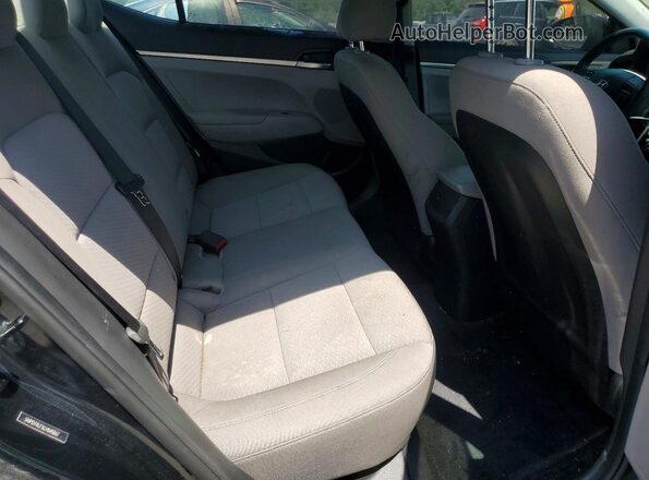5NPD74LFXLH545067 2020 HYUNDAI ELANTRA Black Rear seats view