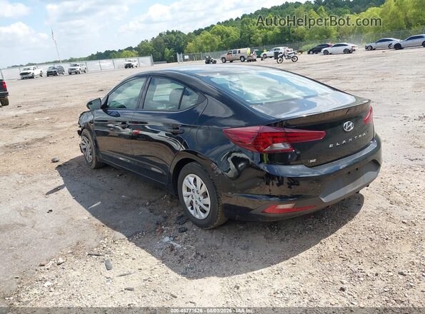 5NPD74LFXLH546591 2020 HYUNDAI ELANTRA Черный Задняя левая четверть