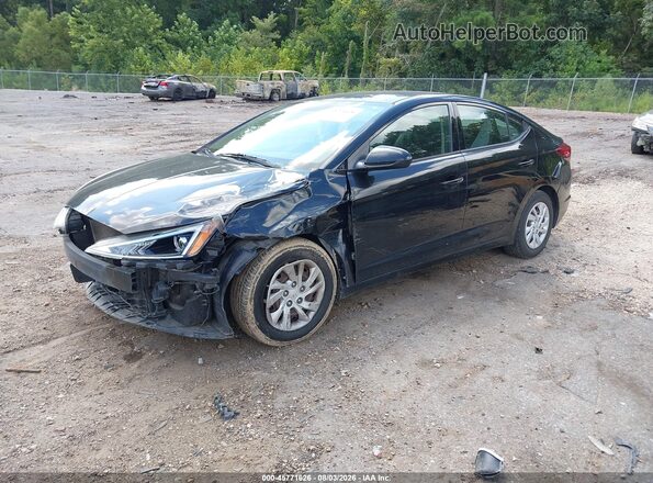 5NPD74LFXLH546591 2020 HYUNDAI ELANTRA Черный Передняя левая четверть