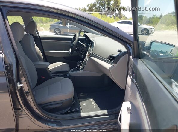 5NPD74LFXLH601041 2020 HYUNDAI ELANTRA Серый Вид салона спереди