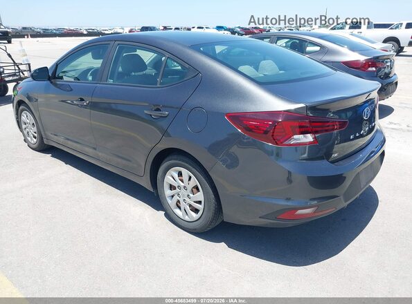 5NPD74LFXLH601041 2020 HYUNDAI ELANTRA Серый Задняя левая четверть