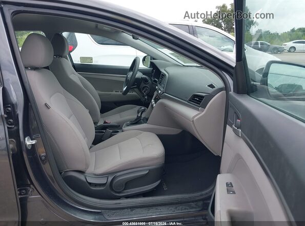 5NPD74LFXLH602190 2020 HYUNDAI ELANTRA Gray Widok wnętrza z przodu