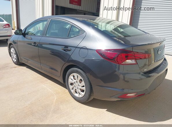 5NPD74LFXLH603520 2020 HYUNDAI ELANTRA Gray Rear left