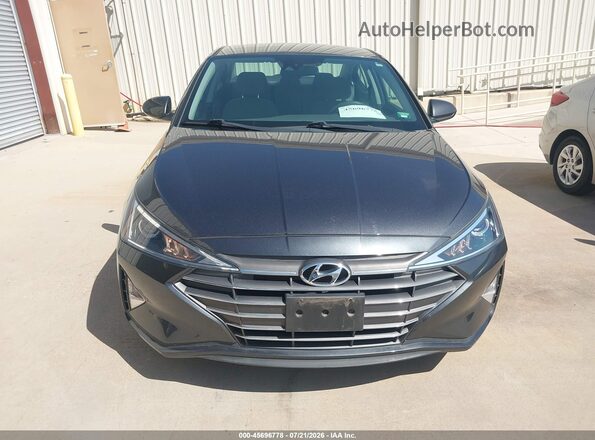 5NPD74LFXLH603520 2020 HYUNDAI ELANTRA Gray Rear interior view